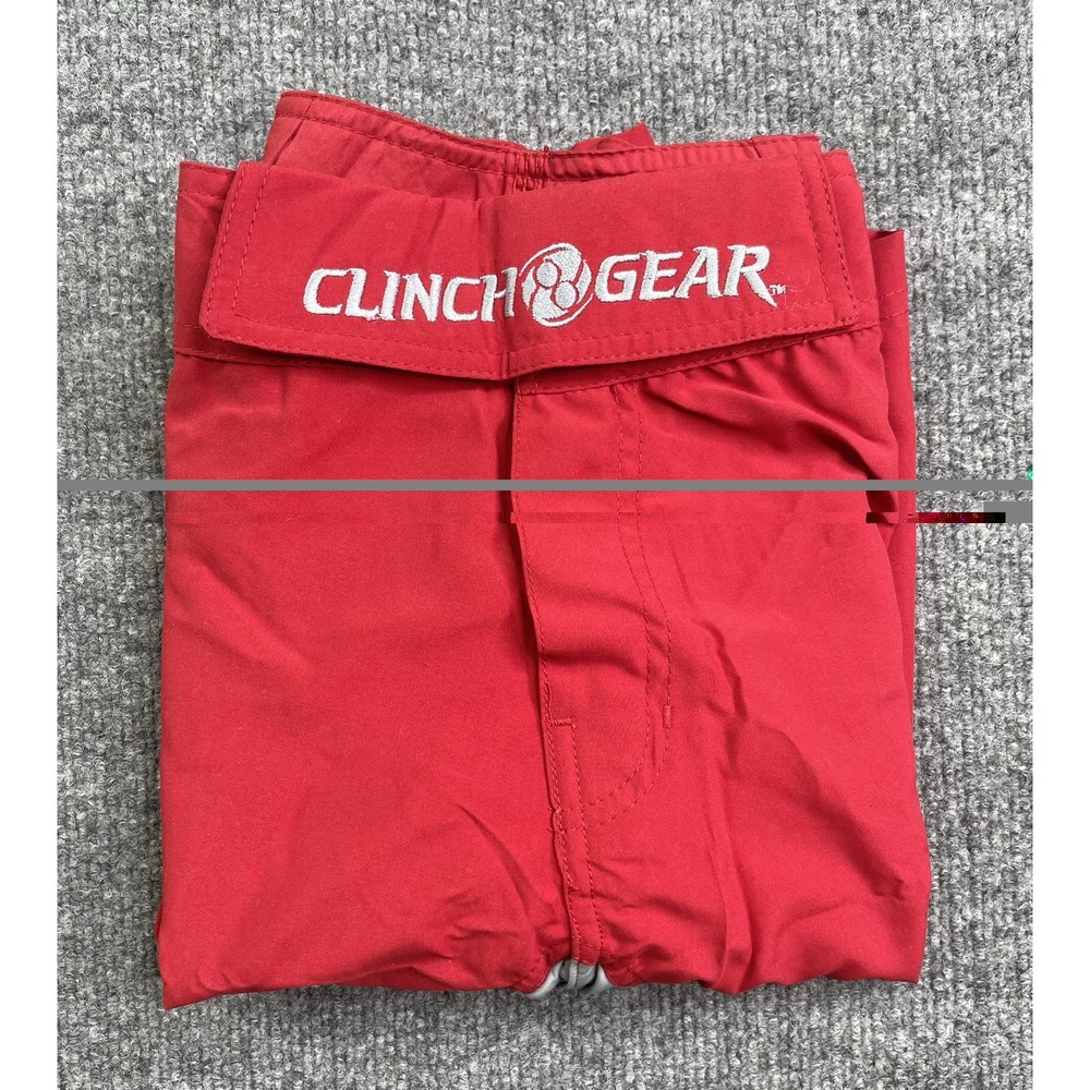 CLINCH GEAR Fight Shorts MMA Wrestling Red Men's Sizes 30